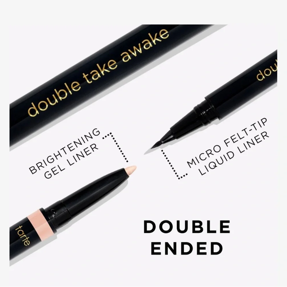 NIB Tarte Double Take Away Liquid Liner & Brightener - Picture 6 of 6